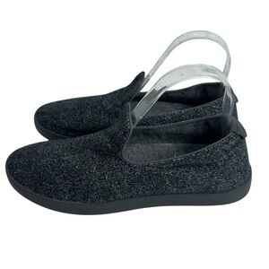 ALLBIRDS Wool Lounger Women's 9 Dark Charcoal Grey Slip on Wool Shoes
